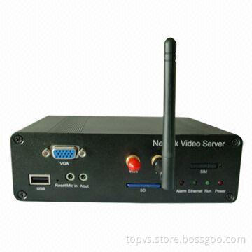 H.264 3G Wireless Video Server, Supports Dual Streaming and Embedded Linux Operating System